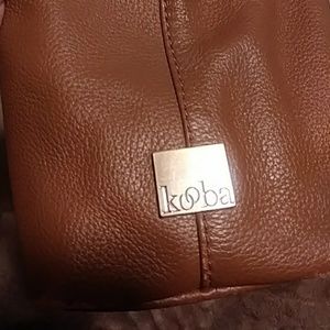 Kooba pebbled leather shoulder bag